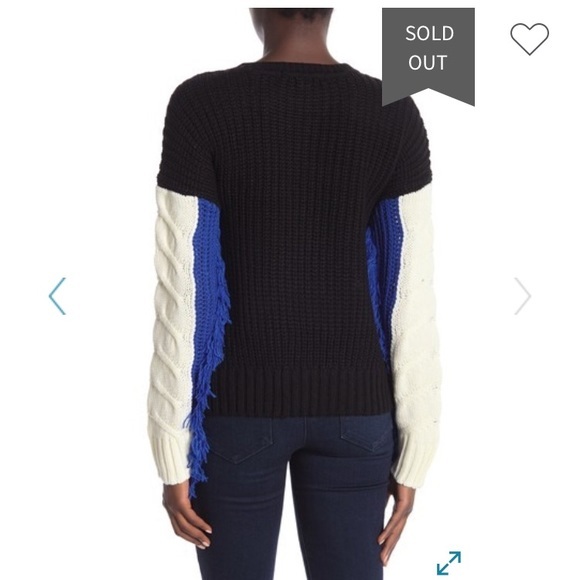 Free Generation Colorblock Fringe Sleeve Cable - Picture 2 of 2